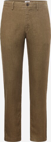 NN07 Normální Chino kalhoty 'Karl' – zelená: přední strana