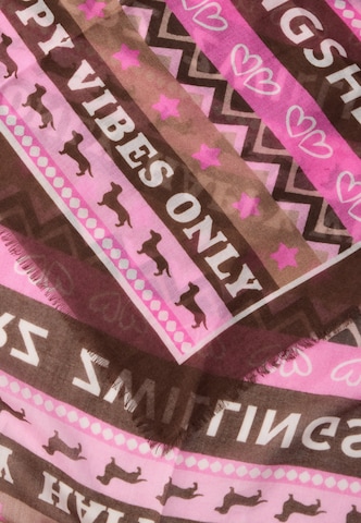 Zwillingsherz Кърпи 'Happy Vibes' в кафяво