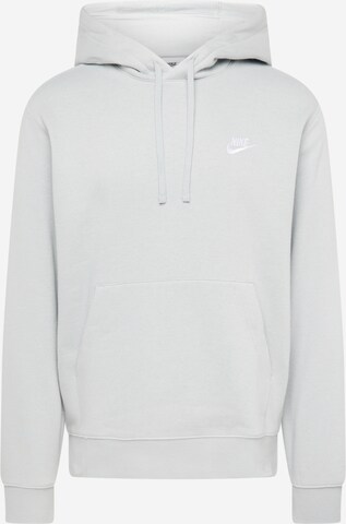 Nike Sportswear Sweatshirt 'Club Fleece' in Grijs: voorkant