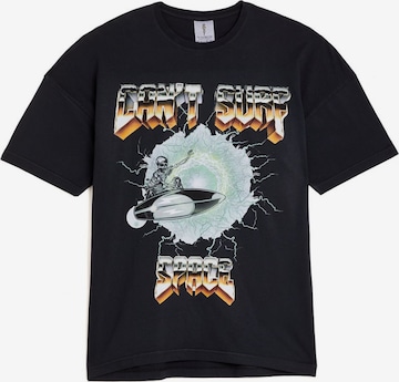juoda The Rad Black Kids Marškinėliai 'Oceans T-Shirt V1': priekis