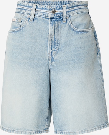 Calvin Klein JeansLoosefit Traperice - plava boja: prednji dio