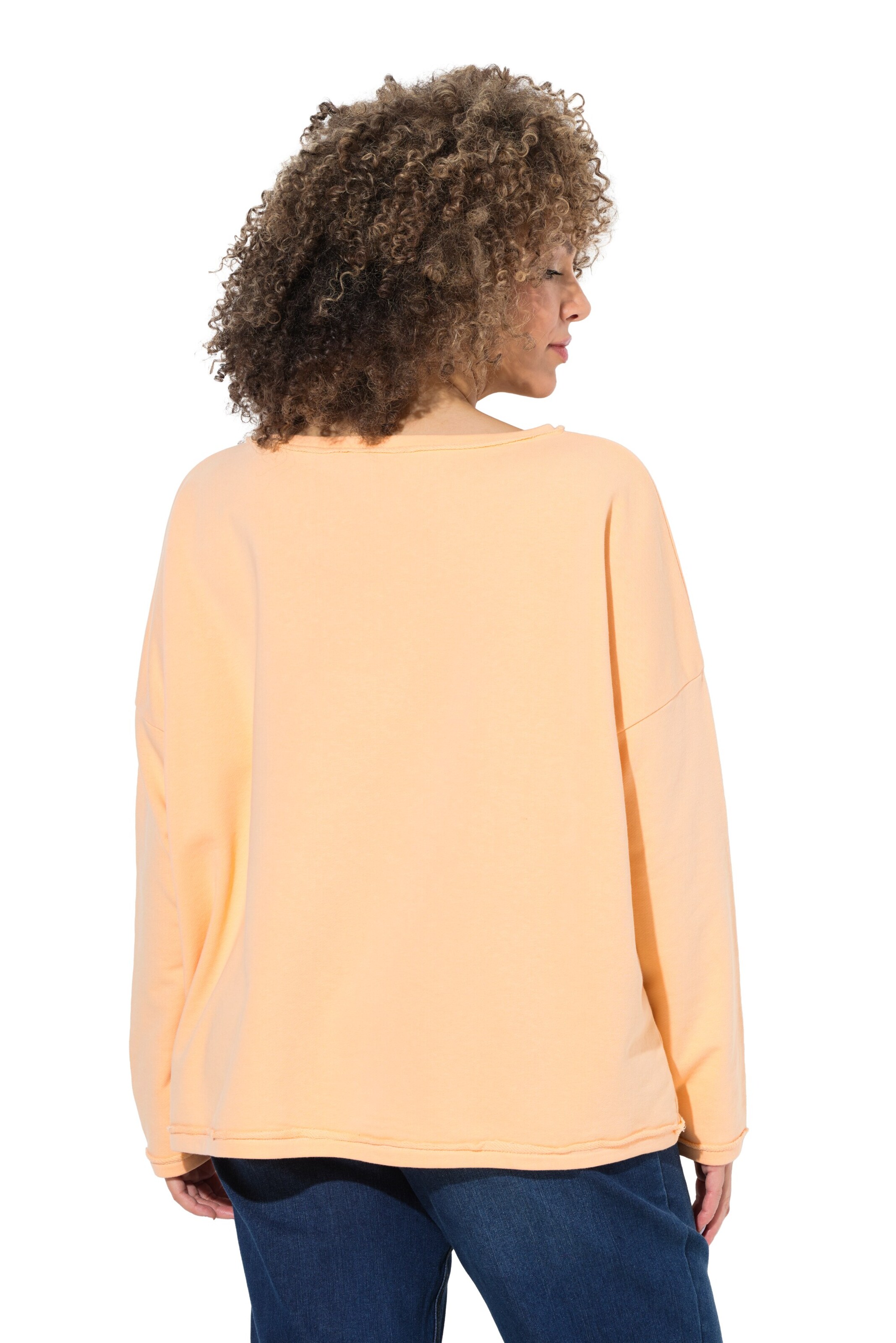 Ulla Popken Sweatshirt in Orange