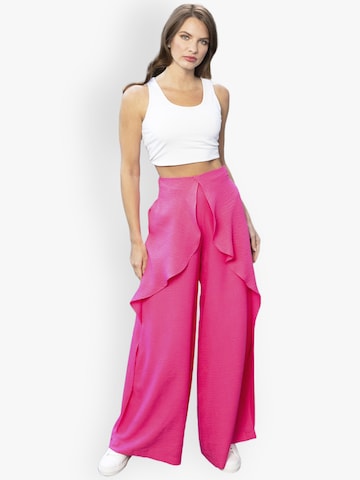 HotSquash Zvonové kalhoty Kalhoty – pink