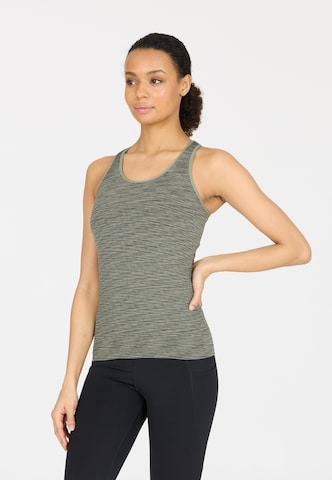 ENDURANCE Sports top 'Crina' in Green: front