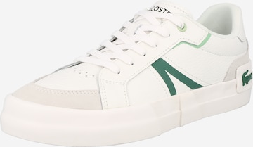 LACOSTE - Sapatilhas baixas em branco: frente