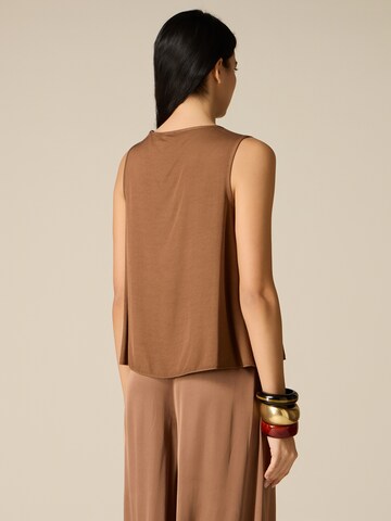 Haut oltre en marron
