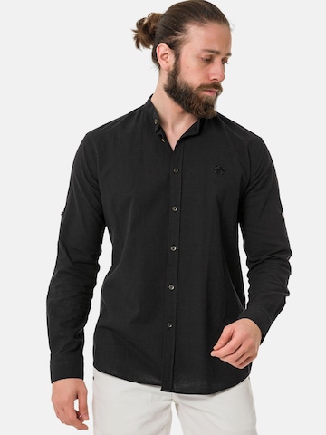 Coupe slim Chemise CIPO & BAXX en noir