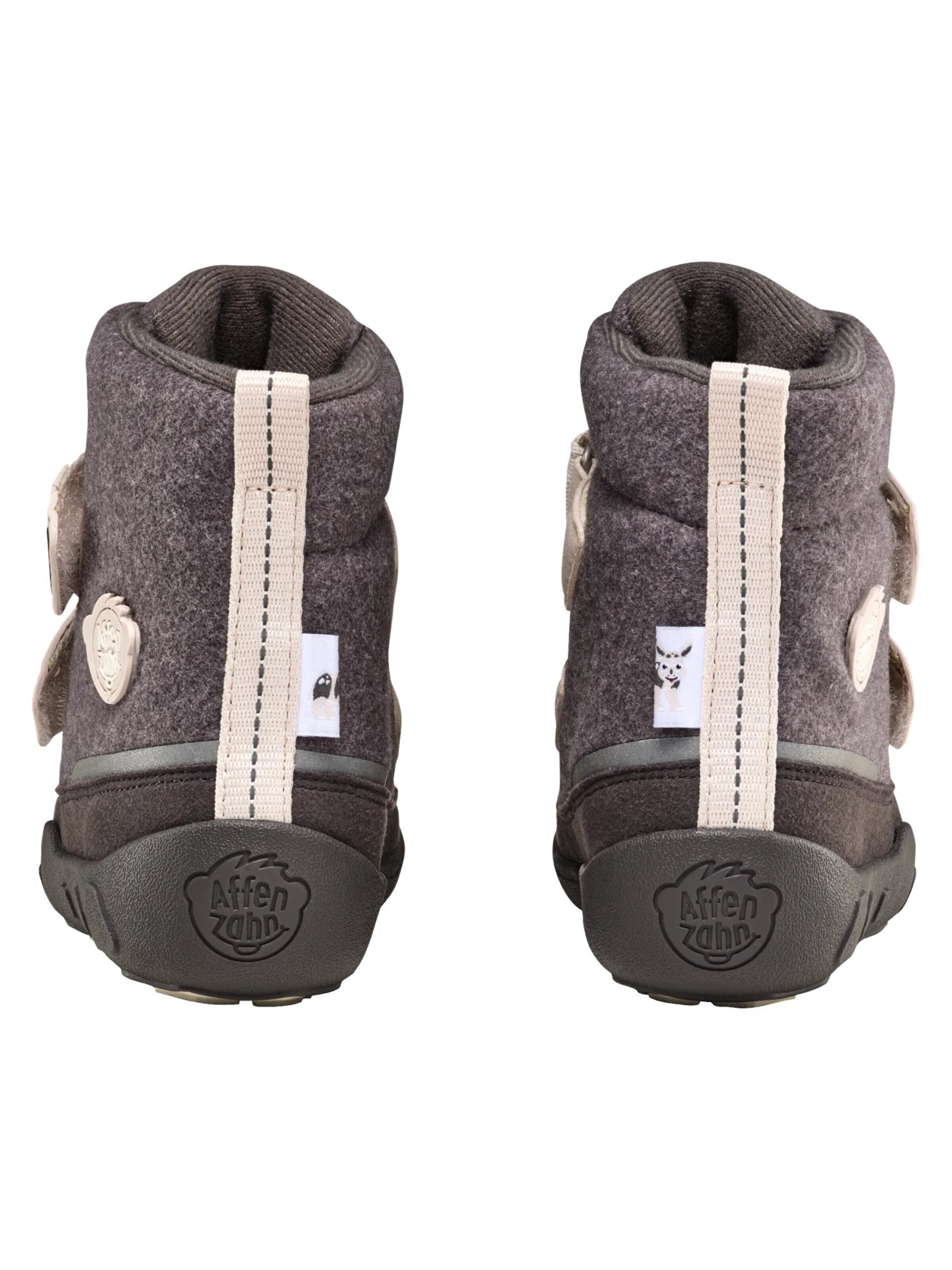 Affenzahn Stiefel 'Winterstiefel Wolle Comfy'‌‌‌‌‌‌‌ in Grau