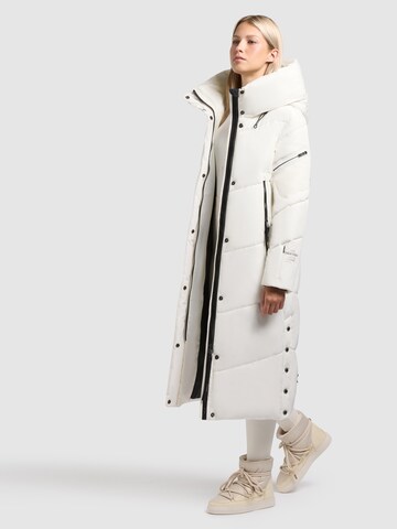 khujo Zimný kabát 'Pulset Matt' - Biela