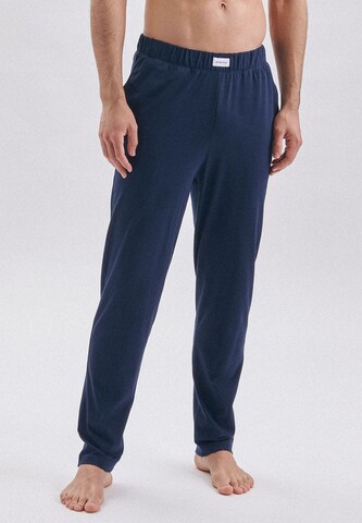 SEIDENSTICKER Pyjamabroek 'Schwarze Rose' in Blauw: voorkant