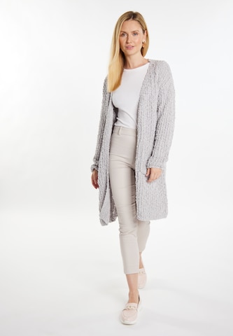 usha WHITE LABEL Strickjacke 'Lynnea' in Grau