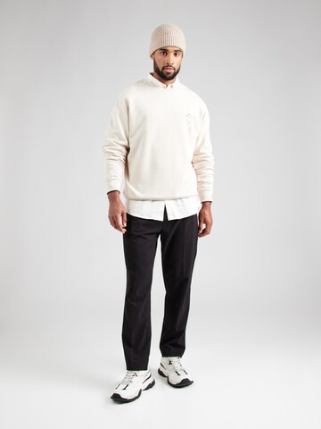 JACK & JONES Sweatshirt 'JJMYSTIC' in Beige
