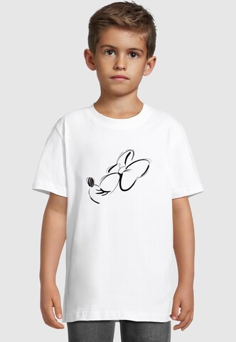 T-Shirt 'Minnie Mouse - Nose Up' ABSOLUTE CULT en blanc : devant