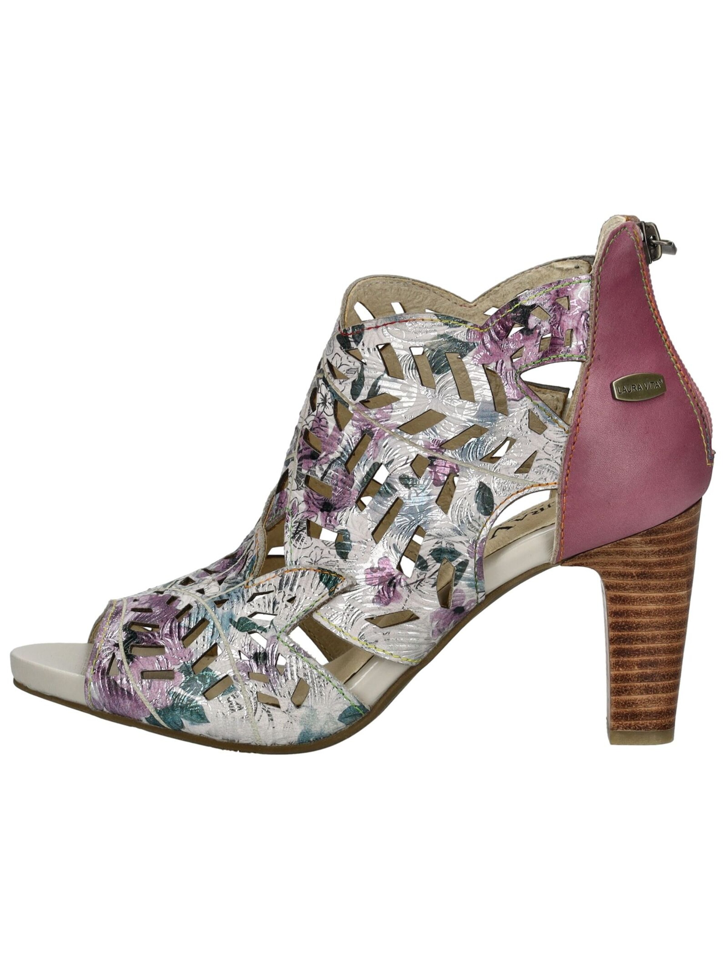 Laura Vita High front pumps in Silver