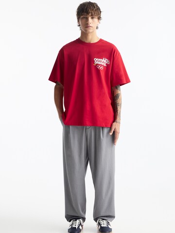 Pull&Bear T-Shirt in Rot