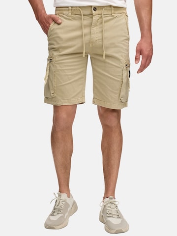 Tazzio Regular Cargohose 'A211' in Beige: Vorderseite