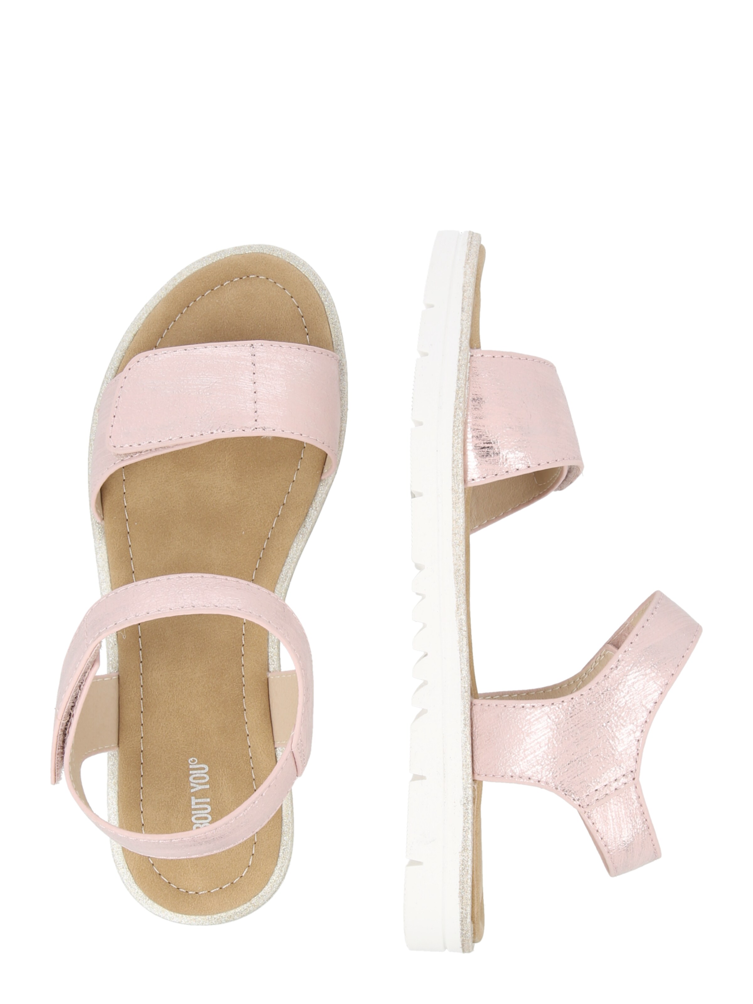 ABOUT YOU Sandali 'Amanda' | roza barva