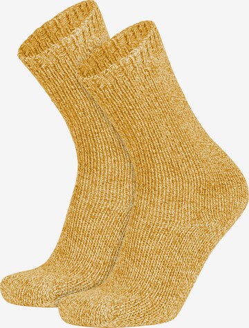 normani Socks in Yellow: front