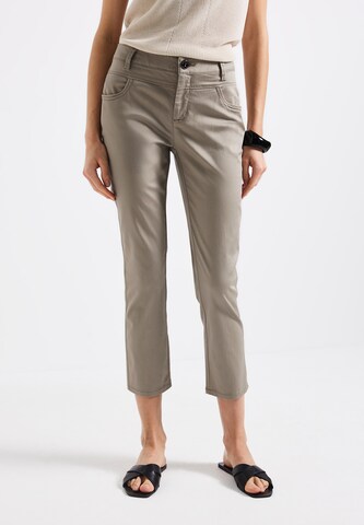 STREET ONE Slim fit Pants in Beige: front