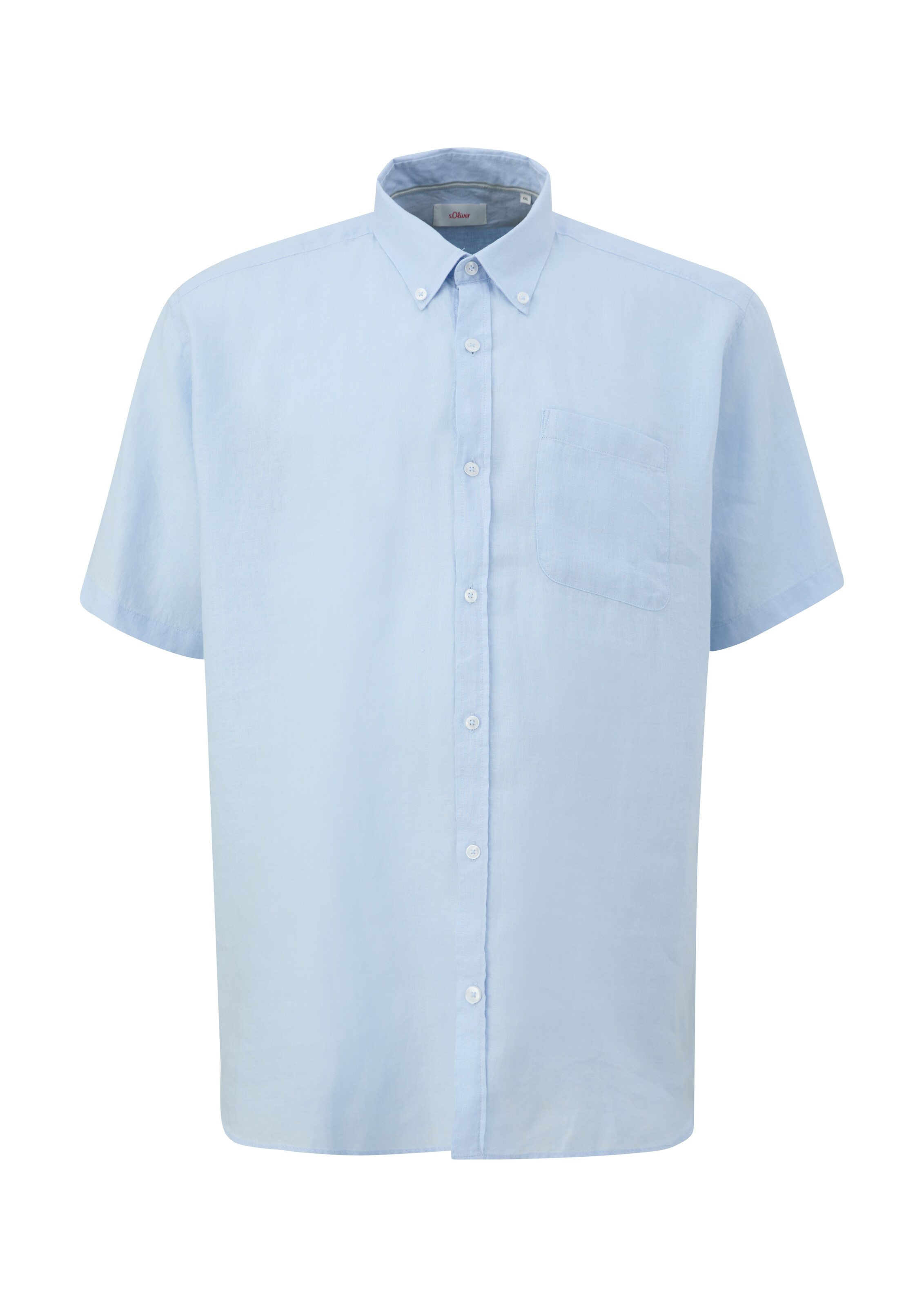 s.Oliver Men Big Sizes Comfort Fit Hemd in Blau: Vorderseite