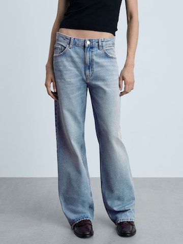évasé Jean 'MIAMI' MANGO en bleu