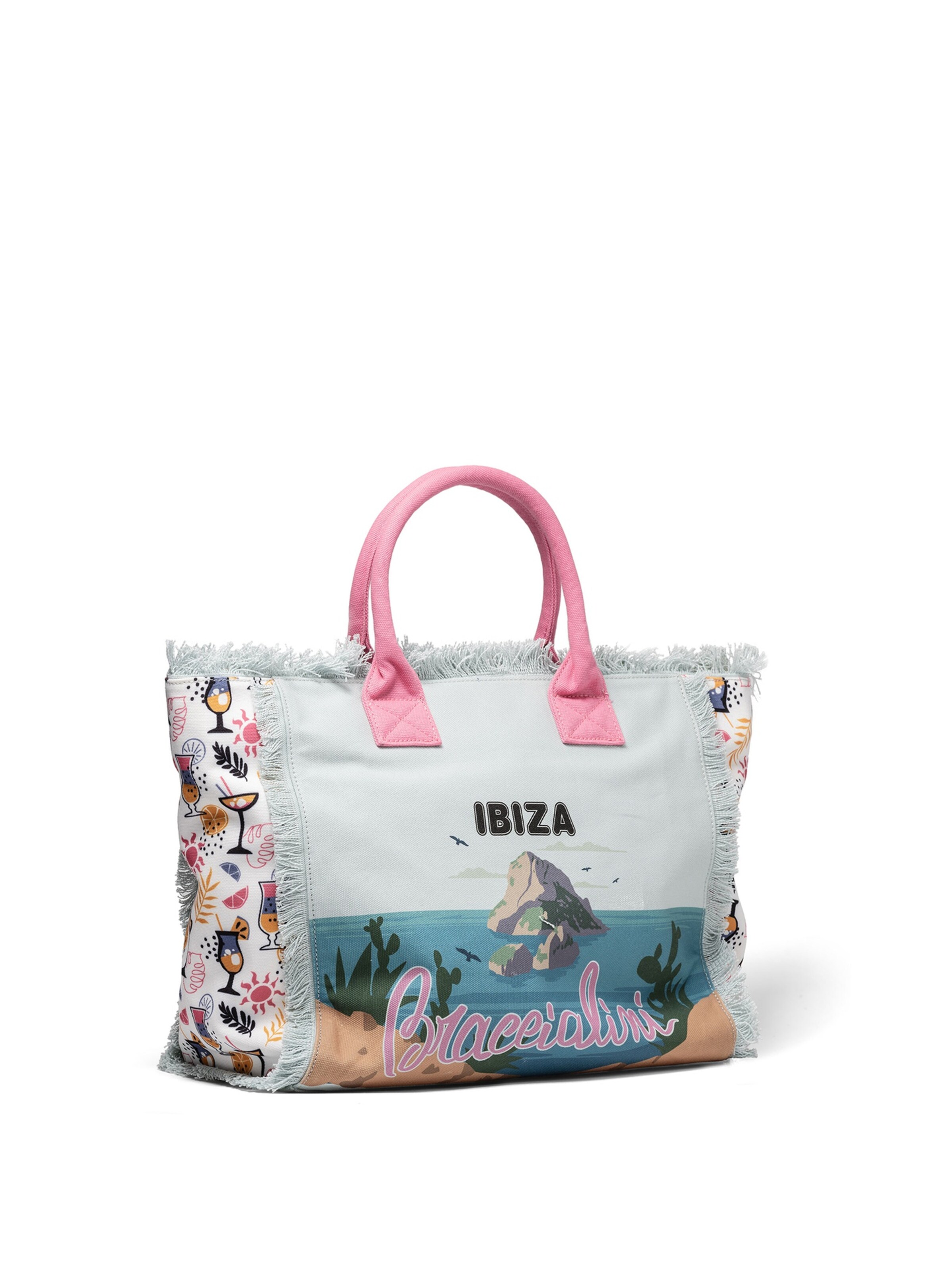 Borsa a mano 'Thalassa' di Braccialini in colori misti: frontale