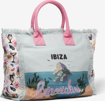 Borsa a mano 'Thalassa' di Braccialini in colori misti: frontale