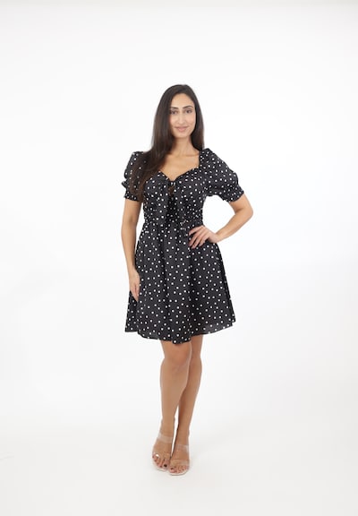Elara Robe d’été en 40-42 en noir / blanc, Vue avec produit