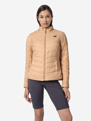 4F Athletic Jacket in Beige: front