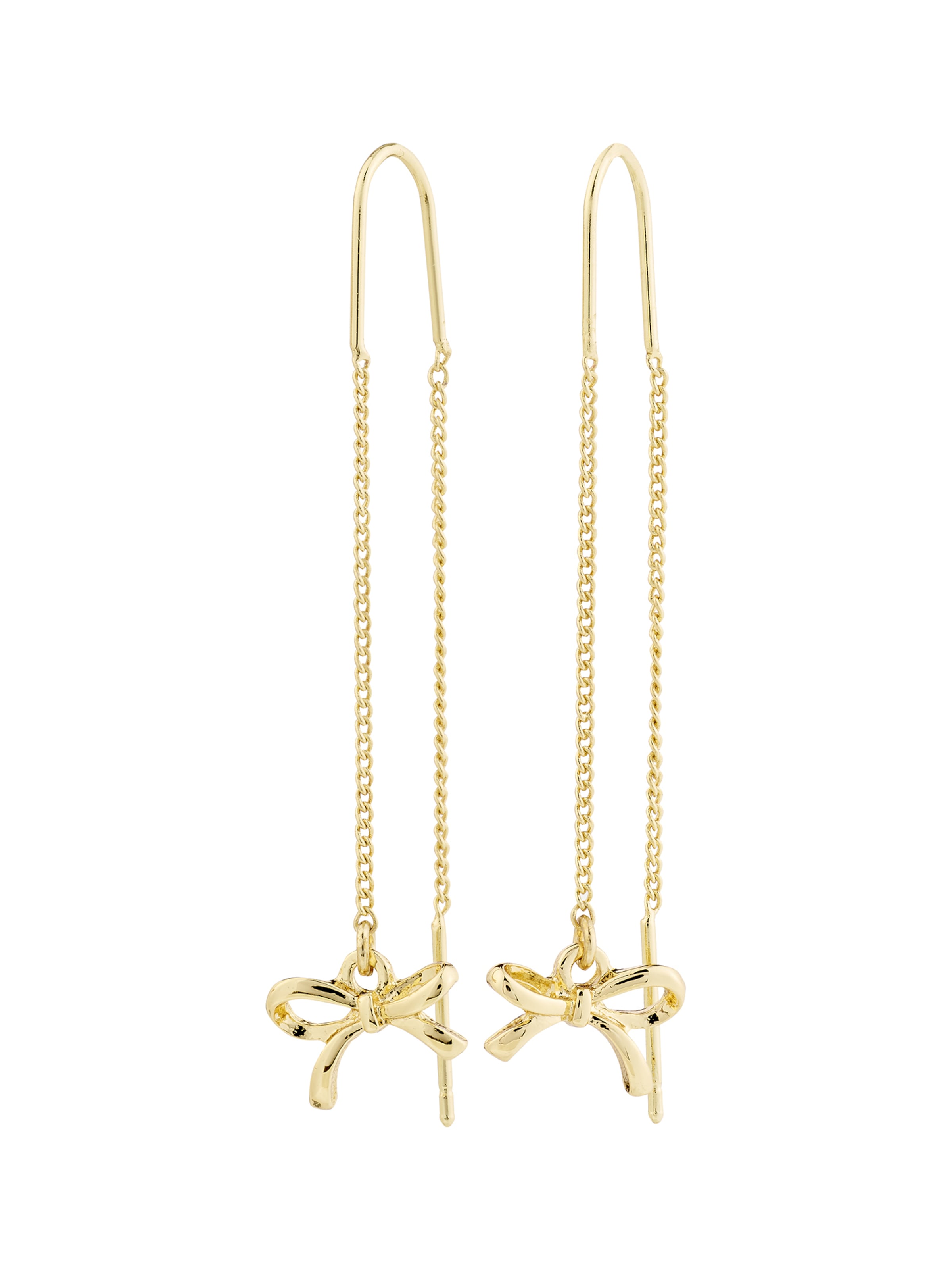 Pilgrim Øreringe ' Lysandra ' i guld: forside