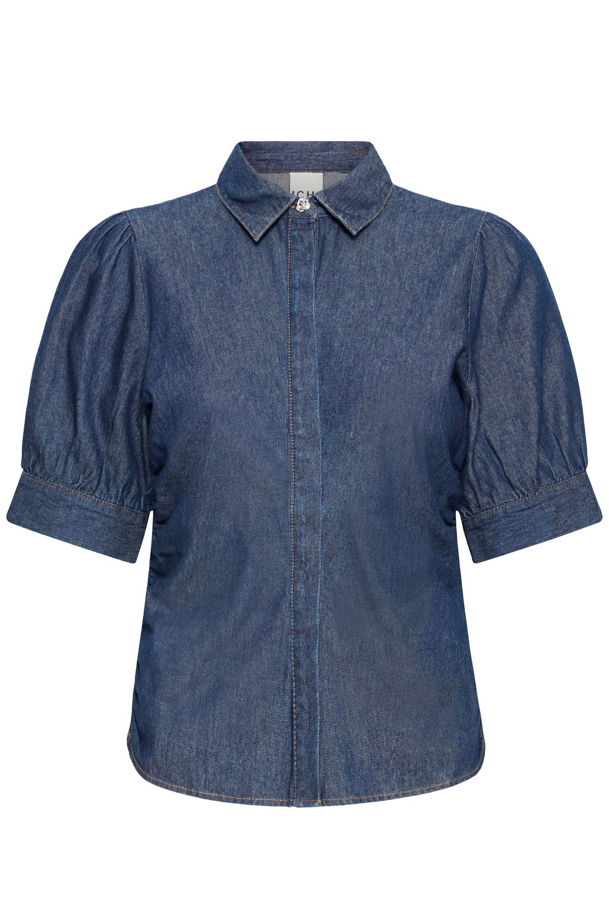 ICHI - Blusa 'IHARCHER' en azul: frente