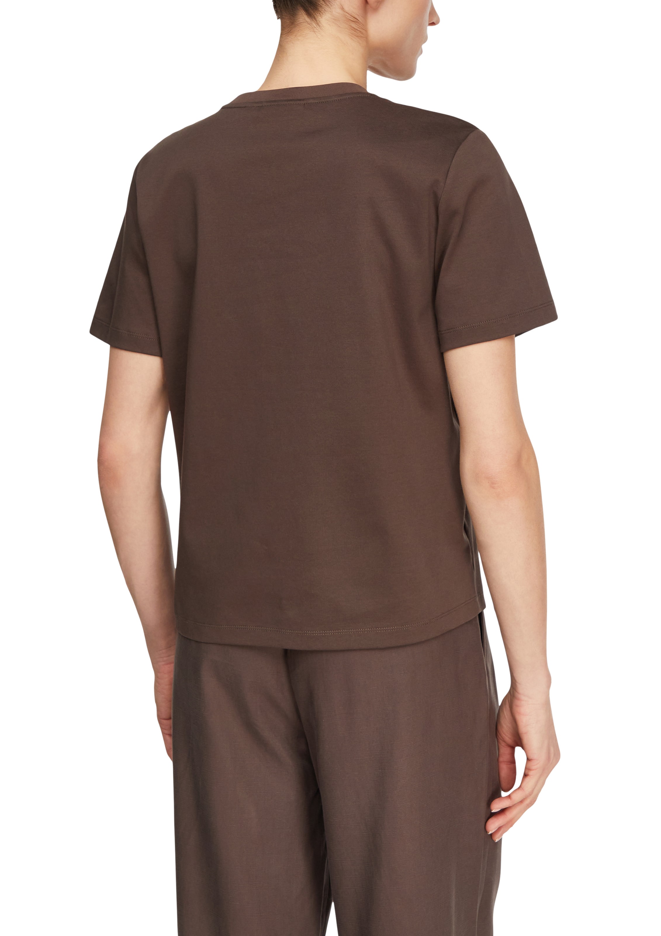 COMMA T-Shirt in Braun