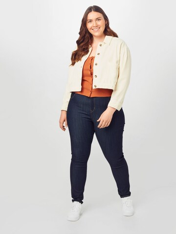 ABOUT YOU Curvy - Camisa 'Samara' em castanho