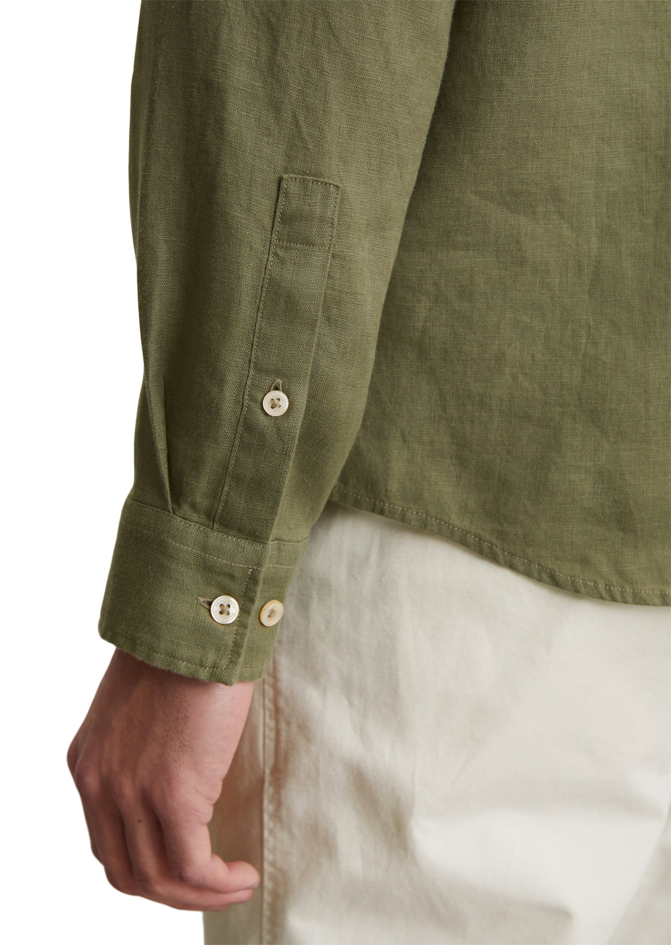 Marc O'Polo Regular fit Overhemd in Groen