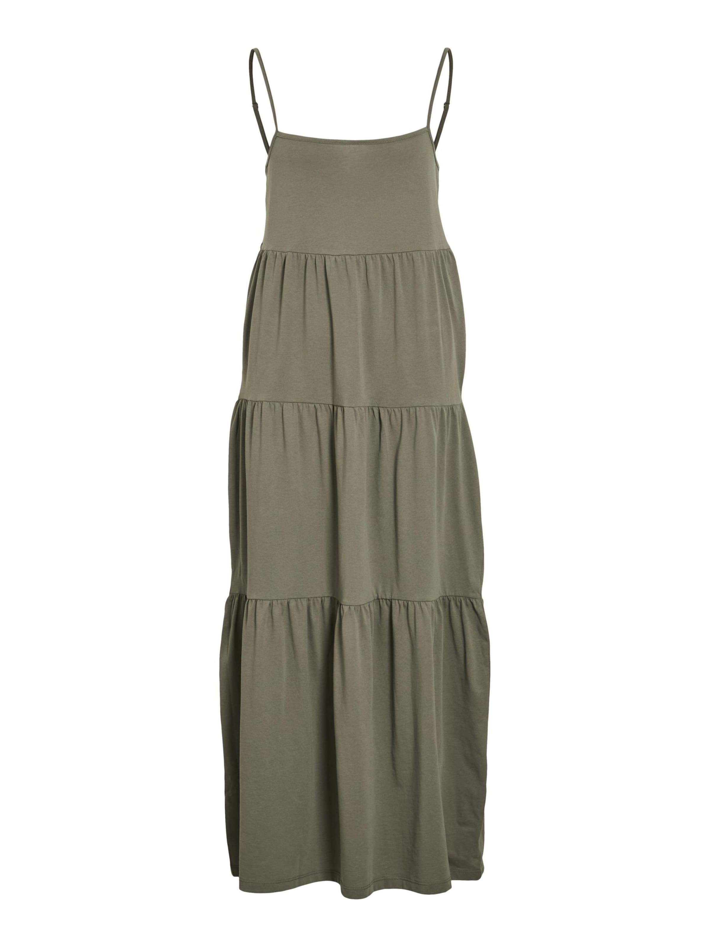 VILA Sommerkjole i grøn: forside