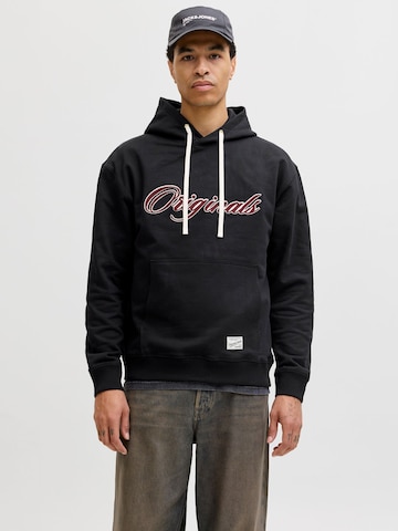 Felpa di JACK & JONES in nero: frontale