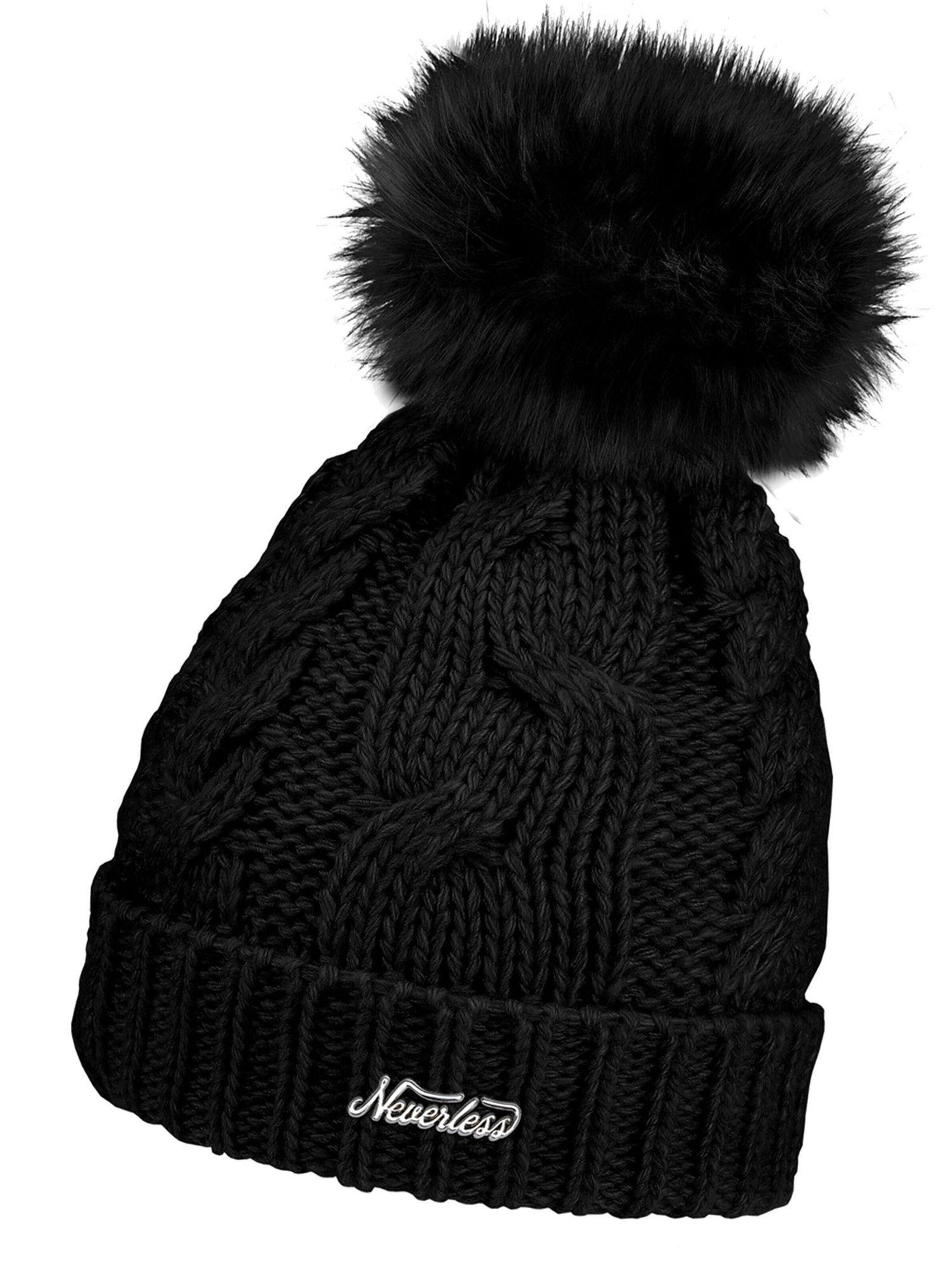 Neverless Beanie 'Model 36943' in Black: front