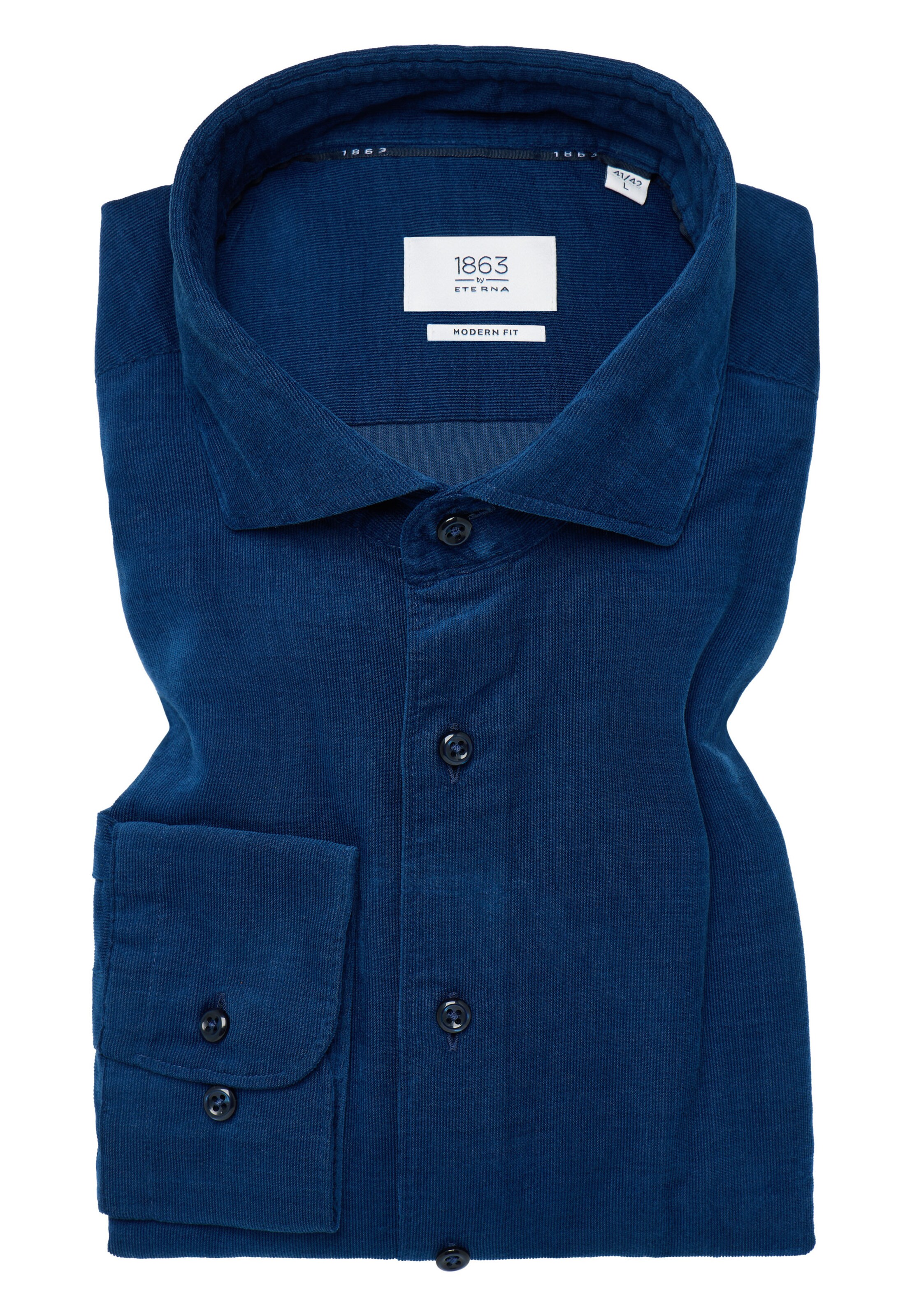 ETERNA Regular fit Zakelijk overhemd in Blauw