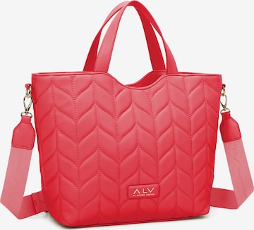 Sac bandoulière ALV By Alviero Martini en rose : devant