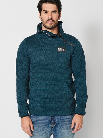 KOROSHI Sweatshirt in Blau: predná strana