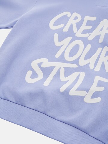 TOM TAILOR Sweatshirt in Lila