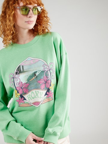 ROXY Sweatshirt 'TAKE YOUR PLACE' in Grün