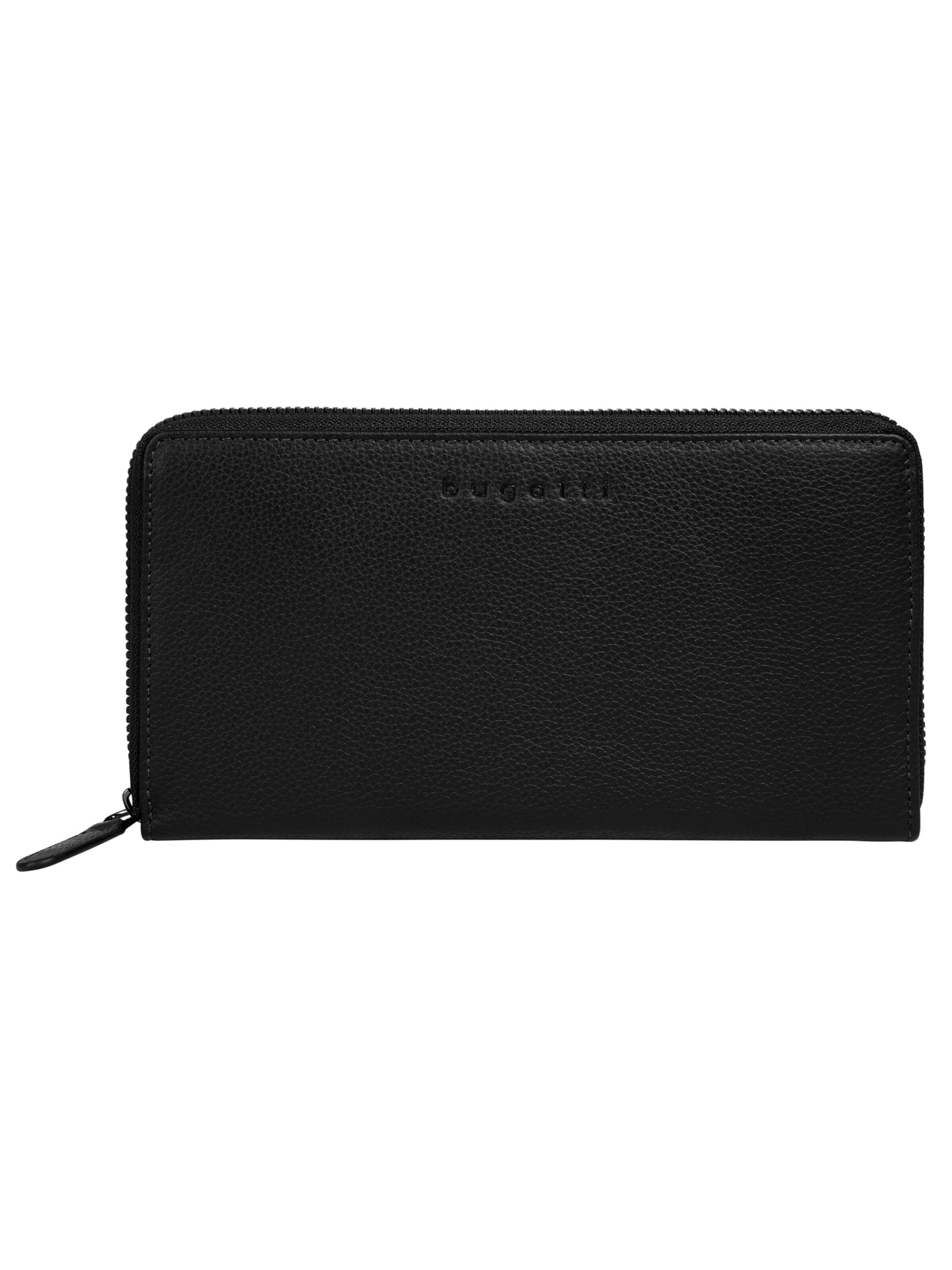 bugatti Wallet in Black: front