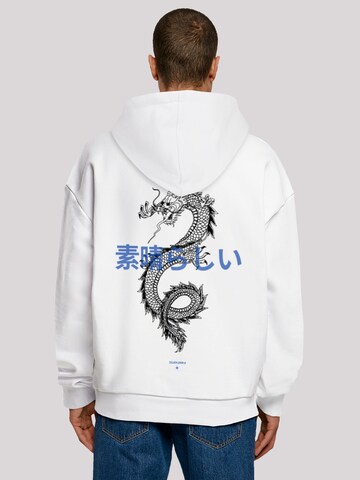 F4NT4STIC Sweatshirt 'Drache' in Wit