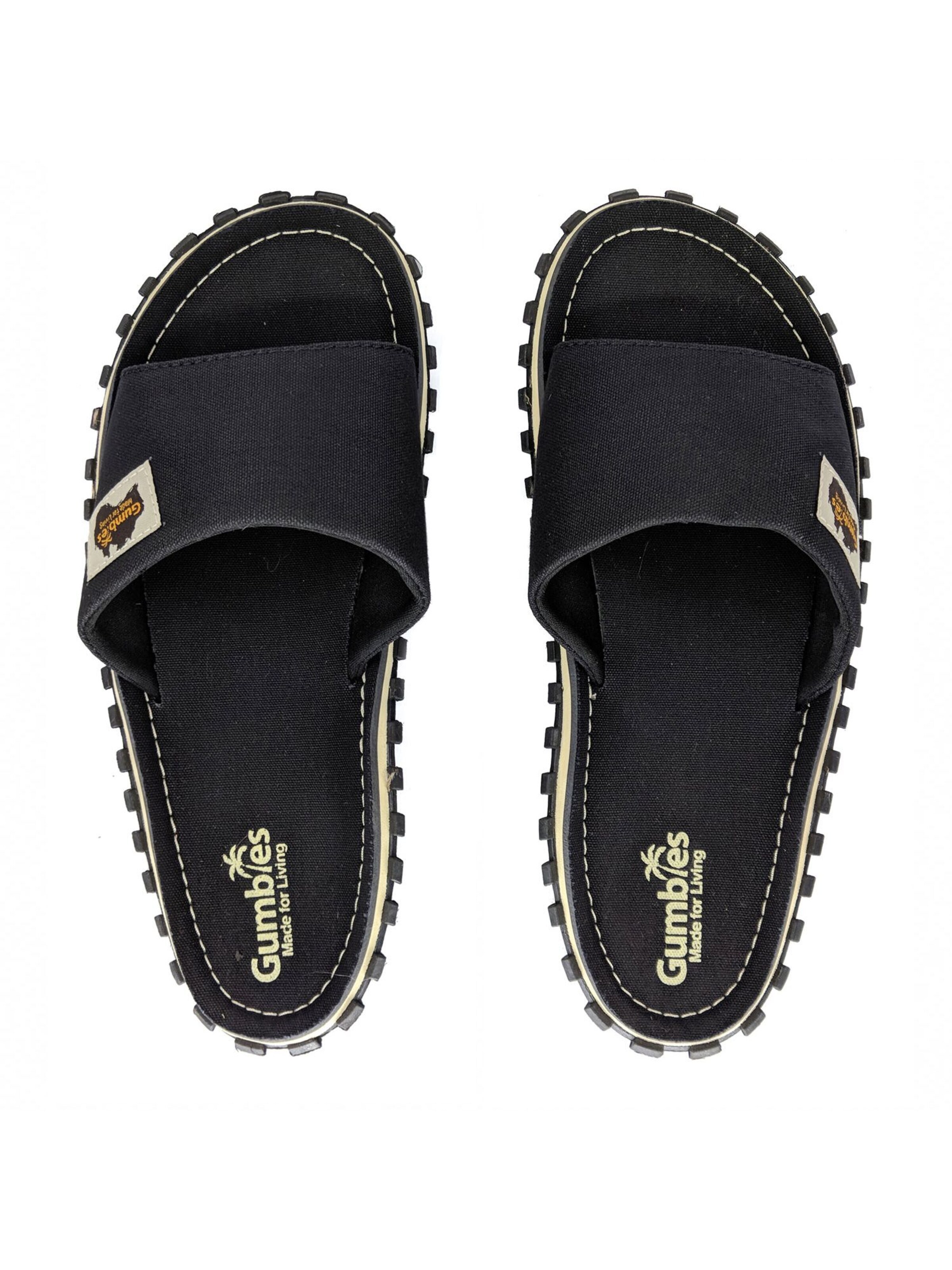 Gumbies Slippers in Black
