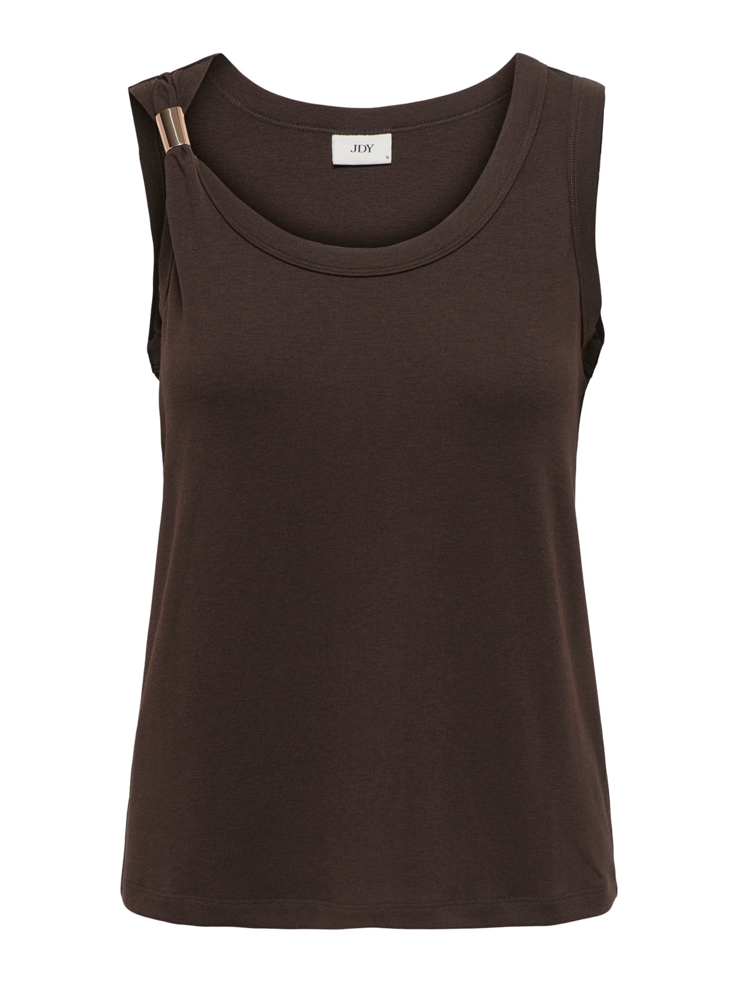 JDY Top 'JDYUFFA' - Hnedá: predná strana