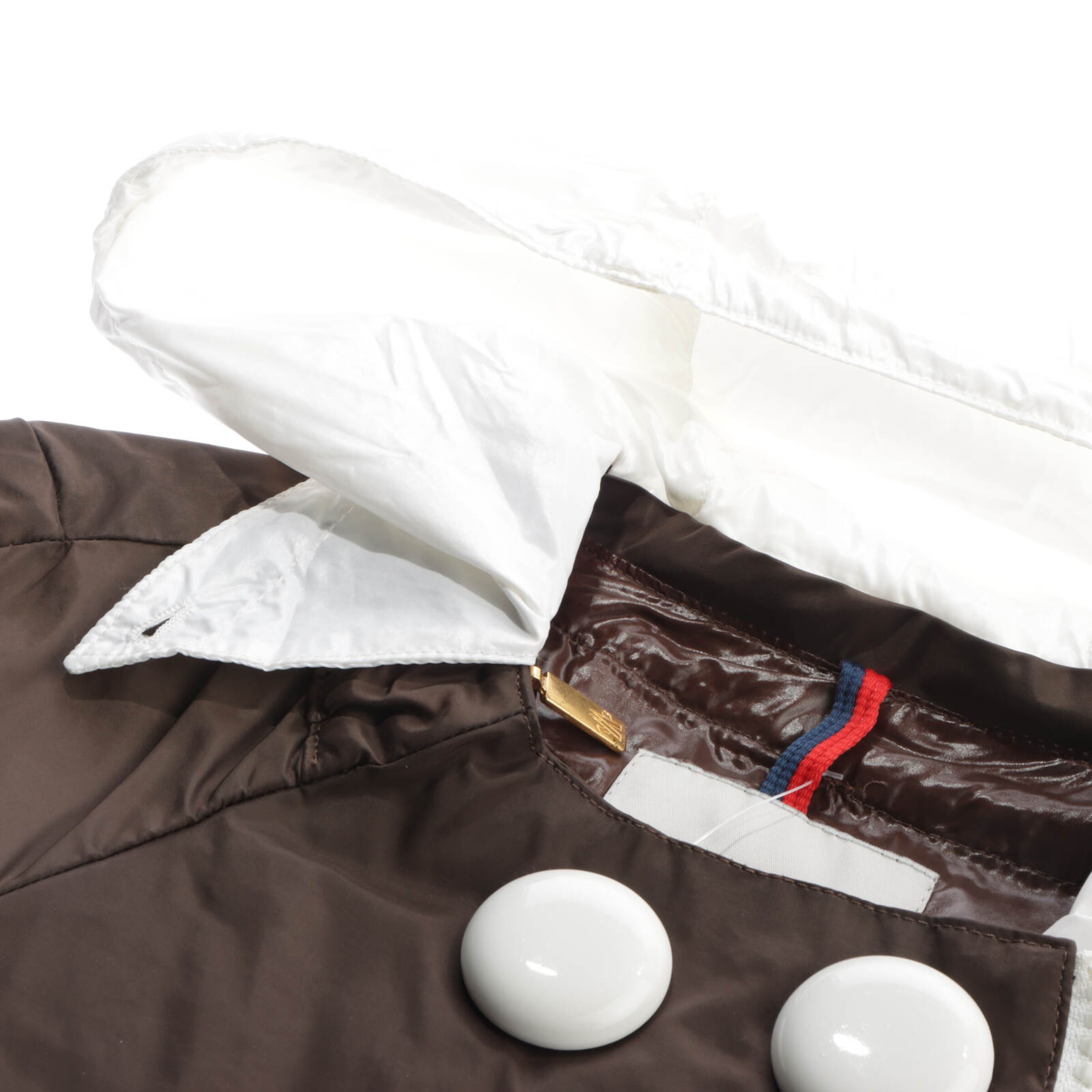 MONCLER Übergangsjacke XS in Braun