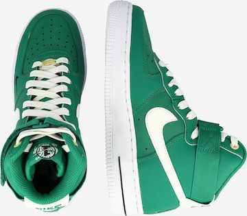 Nike Sportswear Високи маратонки 'AIR FORCE 1 HI SE' в зелено