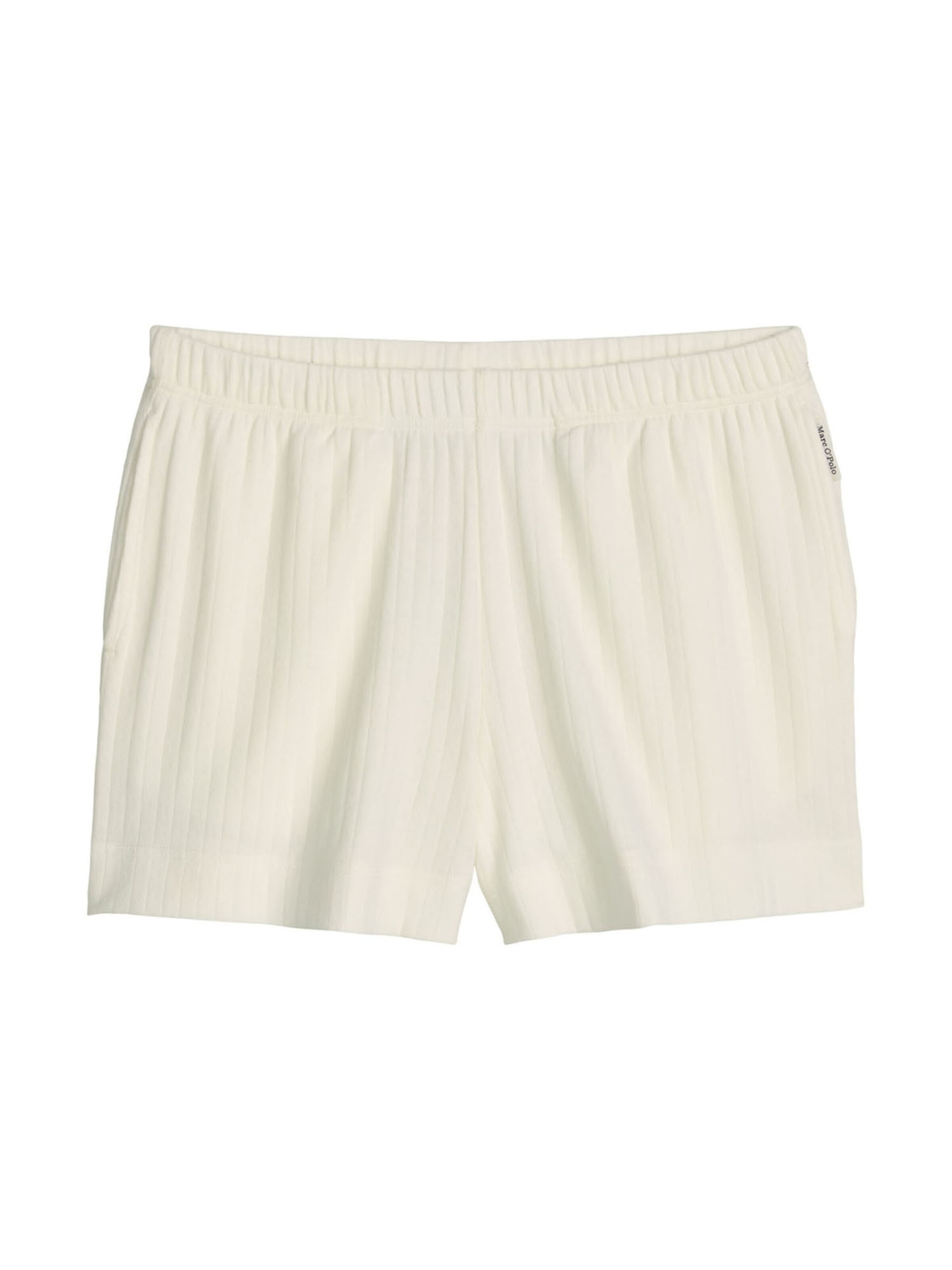 Marc O'Polo Pyjamashorts ' Mix N Match ' in Weiß: Vorderseite