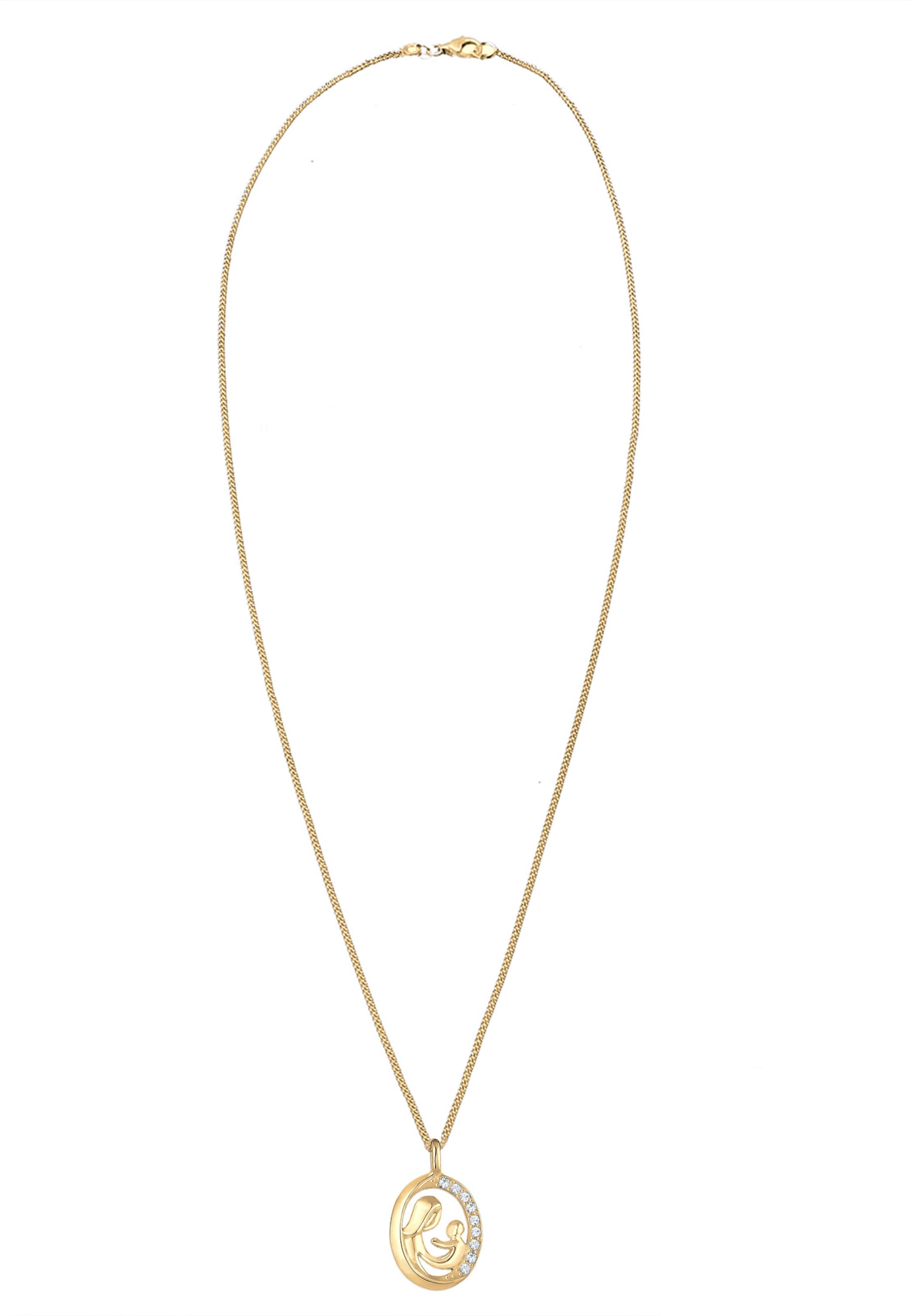 ELLI Halskette 'Mutter und Kind' in Gold